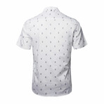 Vicenza Short Sleeve Button Down Shirt // White (M)