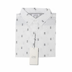 Vicenza Short Sleeve Button Down Shirt // White (M)