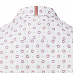 Rapalo Short Sleeve Button Down Shirt // White (M)