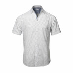 Ravenna Short Sleeve Button Down Shirt // White (M)
