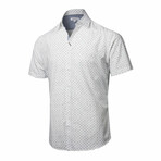 Ravenna Short Sleeve Button Down Shirt // White (M)