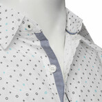 Ravenna Short Sleeve Button Down Shirt // White (M)