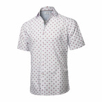 Rapalo Short Sleeve Button Down Shirt // White (M)