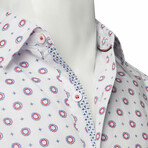 Rapalo Short Sleeve Button Down Shirt // White (M)
