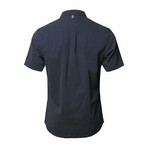 Macon Short Sleeve Button Down Shirt // Navy (XL)