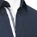 Macon Short Sleeve Button Down Shirt // Navy (XL)