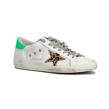 Super-Star Low-Top Sneakers // White + Green (US: 6)