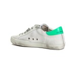 Super-Star Low-Top Sneakers // White + Green (US: 7)