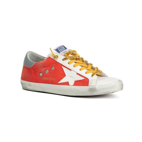 Super-Star Low-Top Sneakers // Red + Multicolor (US: 6)