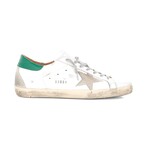 Super-Star Low-Top Sneakers
// White + Green (US: 6)