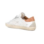 Super-Star Low-Top Sneakers
// White + Brown (US: 7)