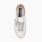Super-Star Low-Top Sneakers
// White + Brown (US: 7)