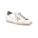 Super-Star Low-Top Sneakers
// White + Green (US: 6)