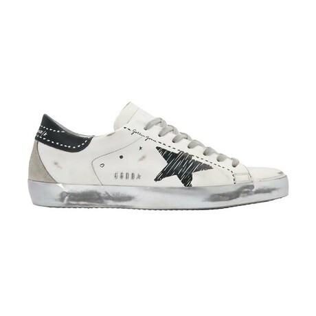 Super-Star Low-Top Sneakers

 // White + Black (US: 6)