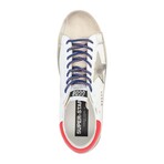 Super-Star Lace-Up Sneakers

 // White + Red (US: 6)