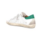 Super-Star Low-Top Sneakers
// White + Green (US: 6)