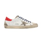 Super-Star Lace-Up Sneakers

 // White + Red (US: 6)