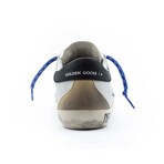 Urban Super-Star Distressed Lace-Up Trainers // White + Multicolor (US: 10.5)