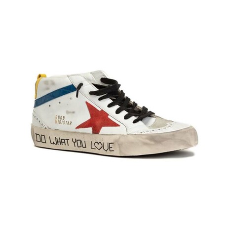 Mid-Star Sneakers // White + Multicolor (US: 10.5)