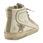 Signature Star Patch Sneakers // White + Grey (US: 7)