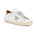 Super-Star Low-Top Sneakers
// White + Brown (US: 7)