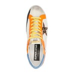 Super-Star Sneakers // Orange + Multicolor (US: 7.5)