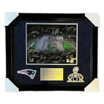 Super Bowl XLIX Champions // New England Patriots // Team Signed Photograph + Framed // Malcolm Butler Inscribed "SB 49 GW INT"
