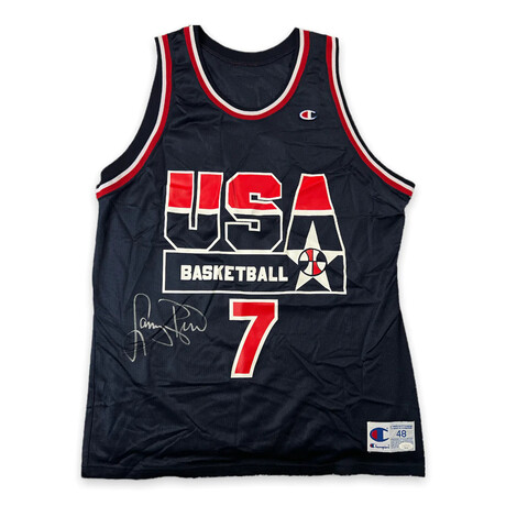 Larry Bird // USA // Autographed Jersey