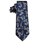 Saphira Handmade Silk Tie // Navy