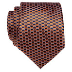 Brenton Handmade Silk Tie // Tan + Black