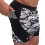 Shorts // Gray Camouflage (M)