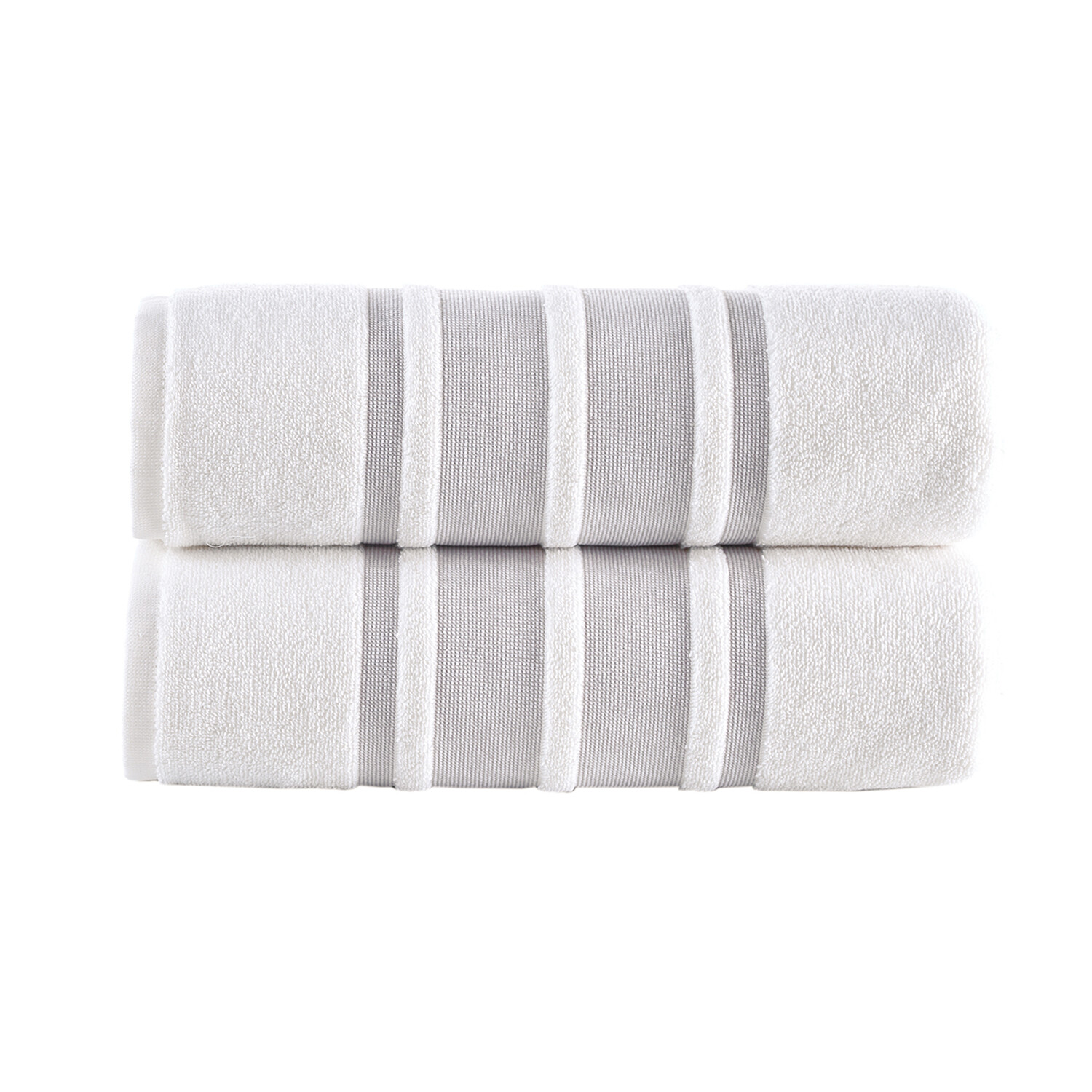 Contrast Border // Bath Towels // Set of 2 (Pink) - Brooks Brothers ...