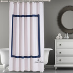 Contrast Frame // Shower Curtain (White)
