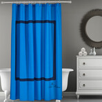 Contrast Frame // Shower Curtain (White)