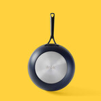 The 11-Inch frök + Lid // Assorted Colors (Black // Gold Handle)