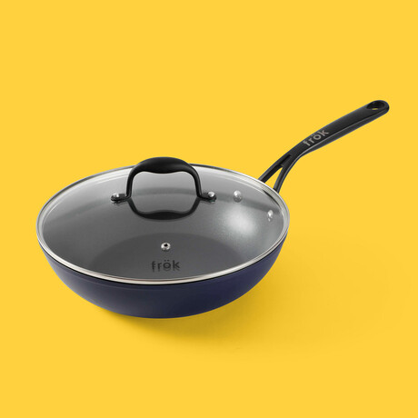 The 11-Inch frök + Lid // Assorted Colors (Black // Gold Handle)