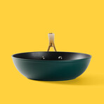 The 11-Inch frök + Lid // Assorted Colors (Black // Gold Handle)