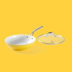 The 11-Inch frök + Lid // Ceramic (Blue + Silver)