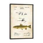 Brown Trout Fishing Lure by Patent77