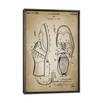 Golf Shoes by PatentPrintStore (26"H x 18"W x 0.75"D)