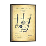 Dunn Golf Club Vintage Patent Blueprint by Aged Pixel (26"H x 18"W x 0.75"D)