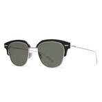 Men's Tensity 7C5 Sunglasses // Black Crystal + Gray