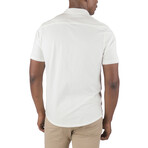 Airotec® Performance Stretch Slim-Fit Short Sleeve Button Up // Coconut Milk (XS)