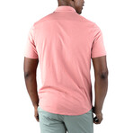 Airotec® Performance Stretch Slim-Fit Short Sleeve Button Up // Dusty Rose (S)