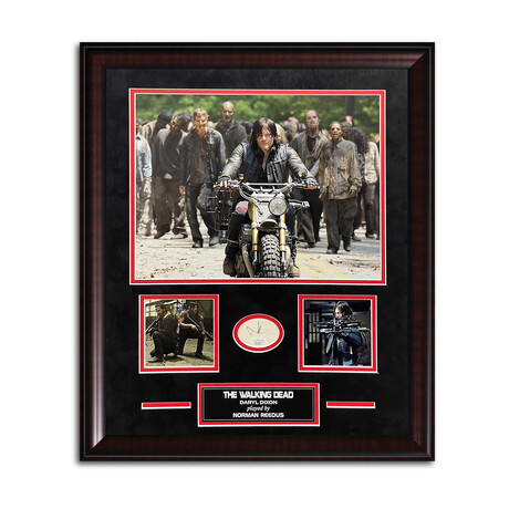 Norman Reedus // The Walking Dead // Autographed Cut + Framed