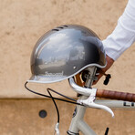 Heritage Bike + Skate Helmet // Polished Titanium (Medium)