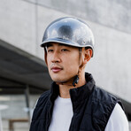 Heritage Bike + Skate Helmet // Polished Titanium (Medium)