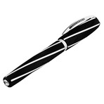 Visconti 'Divina' Black Midi Rollerball Pen // 26802