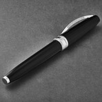 Visconti 'Michelangelo' Midnight Blue Palladium Trim Rollerball Pen // 29518