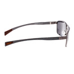 Taurus Polarized Sunglasses // Titanium // Gunmetal Frame + Black Lens